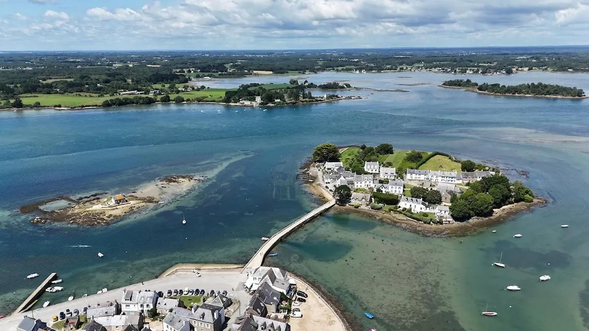 Maison A St Cado Avec Vue Sur La Ria Belz Franciaország